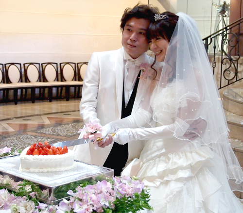 ケーキ入刀 セレモニーの意味 藻岩シャローム教会 札幌の結婚式場