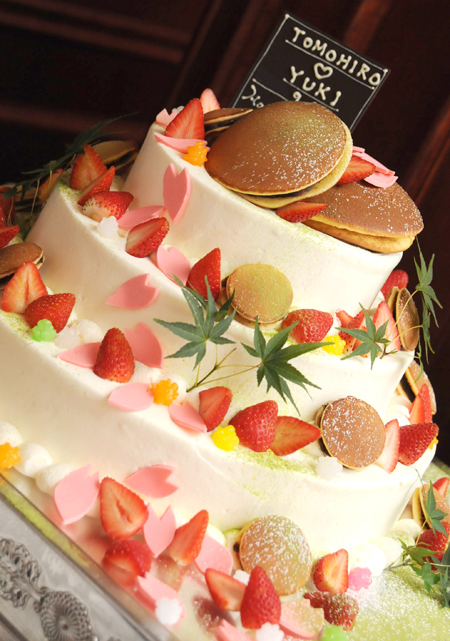 和スイーツ ウエディングケーキ 印象に残る演出アイテムとは 藻岩シャローム教会 札幌の結婚式場